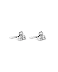 0.50 Carat TW Round Brilliant Diamond Trio Stud Earrings in 10kt White Gold