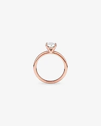 Carat TW Round Brilliant Laboratory-Grown Diamond Solitaire Engagement Ring in 14kt Gold