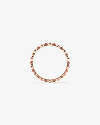 Bague Courbée Signature Connect en Or Rose 10 kt