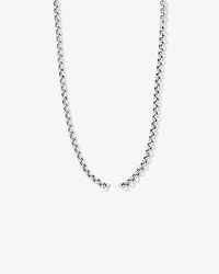 Grande chaîne à pendentif ouvert Belcher de 60 cm (24") en argent sterling