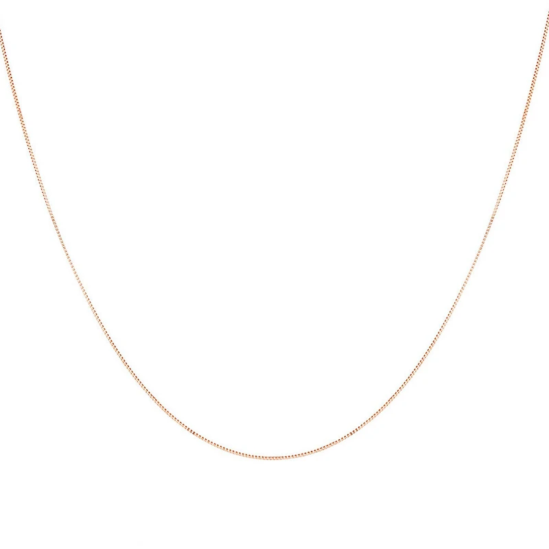 55cm (22") Box Chain in 10kt Yellow Gold