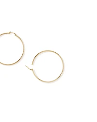 45mm Hoop Earrings in 10kt Yellow Gold
