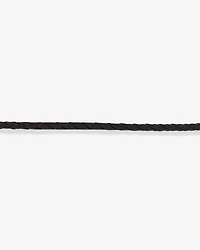 Men's Braided Leather Bracelet with Sterling Silver