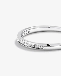 Wedding Band with 0.15 Carat TW of Diamonds in 14kt White Gold