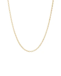 55cm (22") Oval Belcher Chain 10kt Yellow Gold