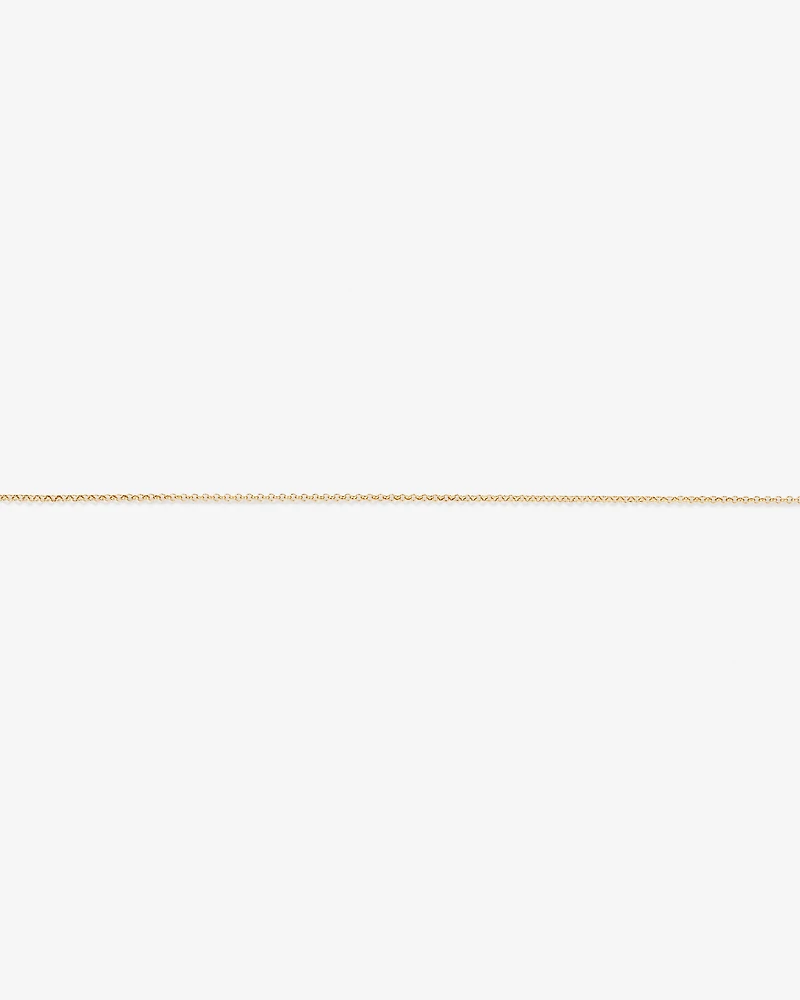26cm (10.2") 1.7mm Width Belcher Chain Anklet in 10kt Yellow Gold