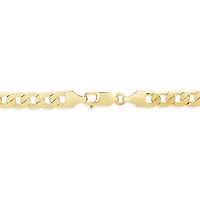 21cm (8.5") 6mm-6.5mm Width Curb Bracelet in 10kt Yellow Gold