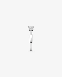Certified Solitaire Engagement Ring with 1 Carat TW Diamond in 18kt White Gold
