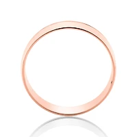 5mm Lite Half Round Wedding Band 10kt White Gold