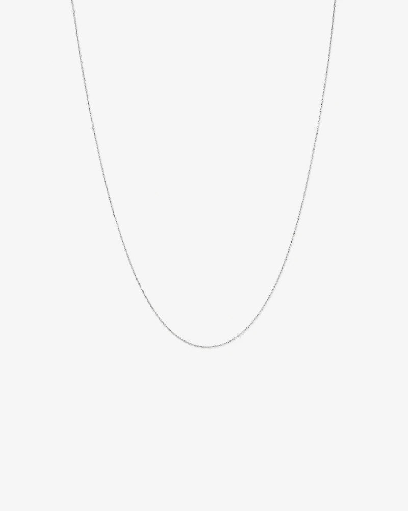 45cm (18") Singapore Chain in 10kt Yellow Gold
