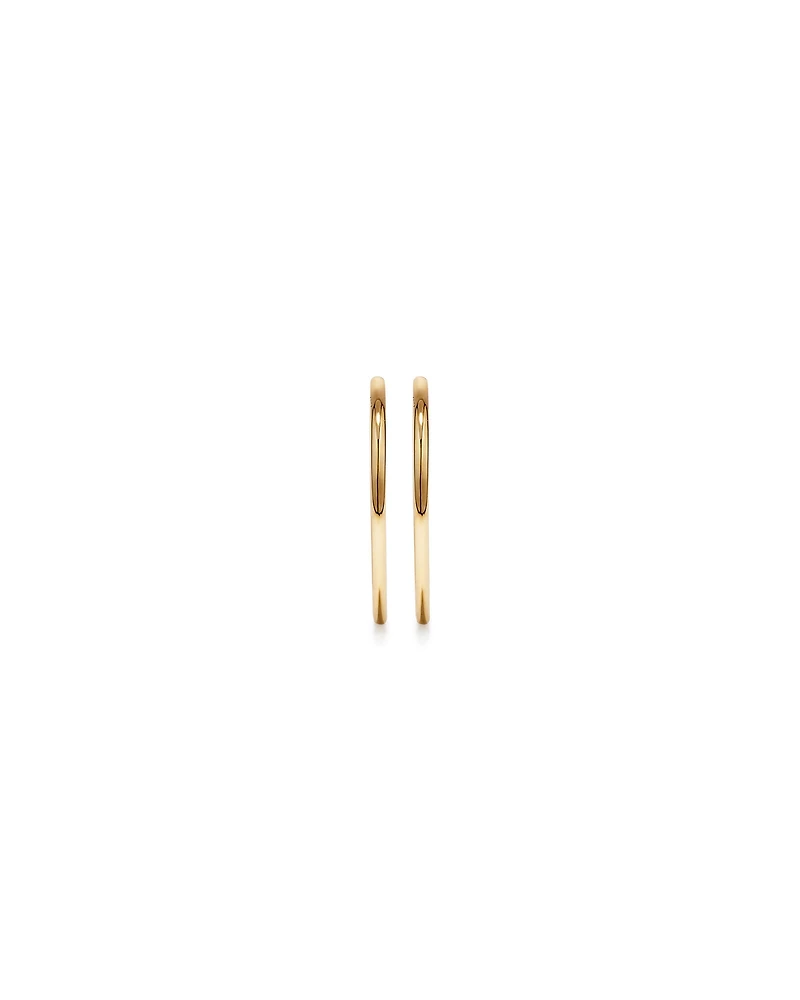 16mm Sleepers in 10kt Yellow Gold