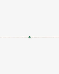 Emerald Trio Bracelet in 10kt Yellow Gold