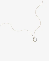 Collier pendentif croisé TW avec diamants TW de 0,11 carat en argent sterling et or jaune 10 carats
