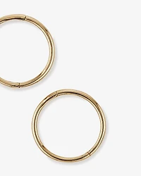12mm Sleeper Earrings in 10kt White Gold