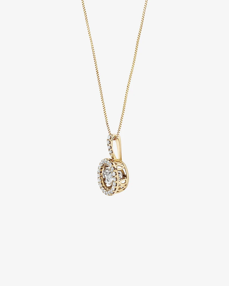 Everlight Pendant with 0.33 Carat TW of Diamonds in 10kt White Gold