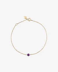 Bracelet with Amethyst in 10kt Yellow Gold