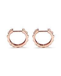 Créoles Huggie Signature Connect en Or Rose 10 kt
