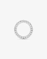 3.50 Carat TW Emerald Cut Laboratory-Grown Diamond Eternity Ring in 14kt White Gold