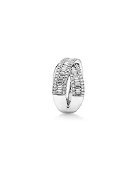 1.50 Carat TW Diamond Crossover Ring in 14kt White Gold