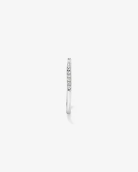 0.12 Carat TW Diamond Open Wedding Band in 14kt White Gold