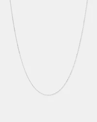 45cm (17") 0.95mm Width Solid Cable Chain In 10kt  Rose Gold