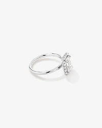 Carat TW Emerald Cut Laboratory-Grown Diamond Halo Engagement Ring in 14kt Yellow and White Gold