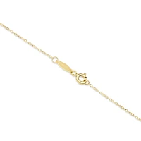 45cm (17") 0.95mm Width Solid Cable Chain In 10kt  Rose Gold