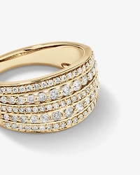 0.70 Carat TW Infinite Diamonds Ring in 10kt Yellow Gold