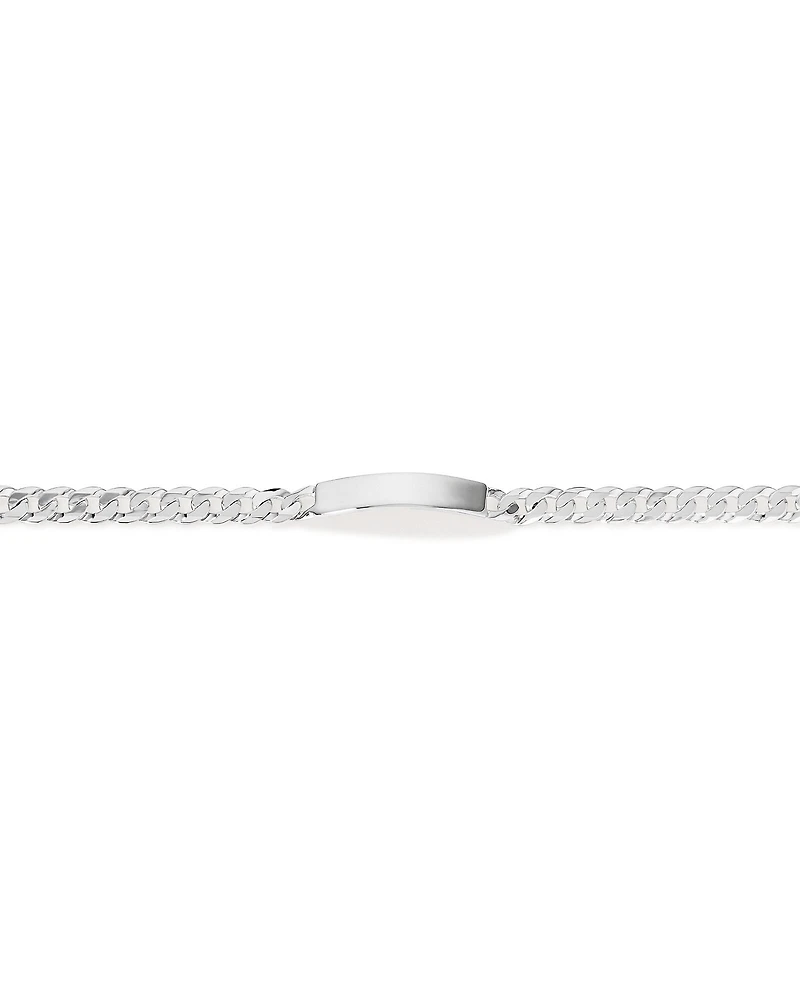 21cm (8.5") Identity Bracelet in Sterling Silver