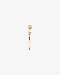 Diamond Studded Ring in 10kt Yellow Gold