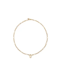 50cm (20") 7 and 1 Belcher and Paperclip Open Pendant Chain in 10kt Yellow Gold