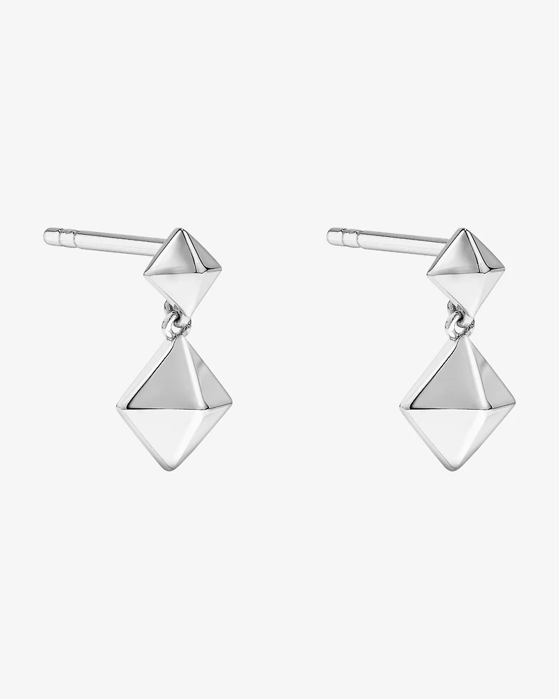 Signature Connect Drop Earrings in Sterling Silver