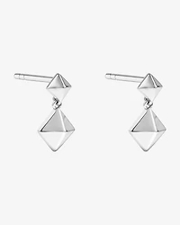 Signature Connect Drop Earrings in Sterling Silver