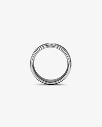 Men's Ring in Grey Sapphire Tungsten