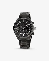 Solar Powered Men's Watch with Black Tone in Stainless Steel