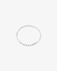 Triple Open Marquise Cubic Zirconia Bangle in Sterling Silver
