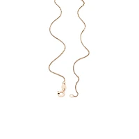 45cm (18") Box Chain in 10kt Rose Gold