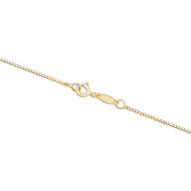 45cm (18") Box Chain in 10kt Yellow Gold