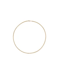 45cm (17") 2.8mm Width Semi Solid Miami Curb Chain in 10kt Yellow Gold