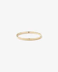 65mm (2.5") 4.7mm Width Solid Round Bangle in 10kt Yellow Gold