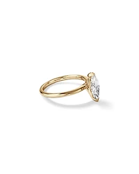 1.25 Carat TW Marquise Laboratory-Grown Diamond Solitaire Engagement Ring in 14kt White Gold