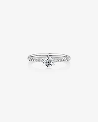 Sir Michael Hill Designer Engagement Ring with 0.70 Carat TW of Diamonds in 18kt White Gold