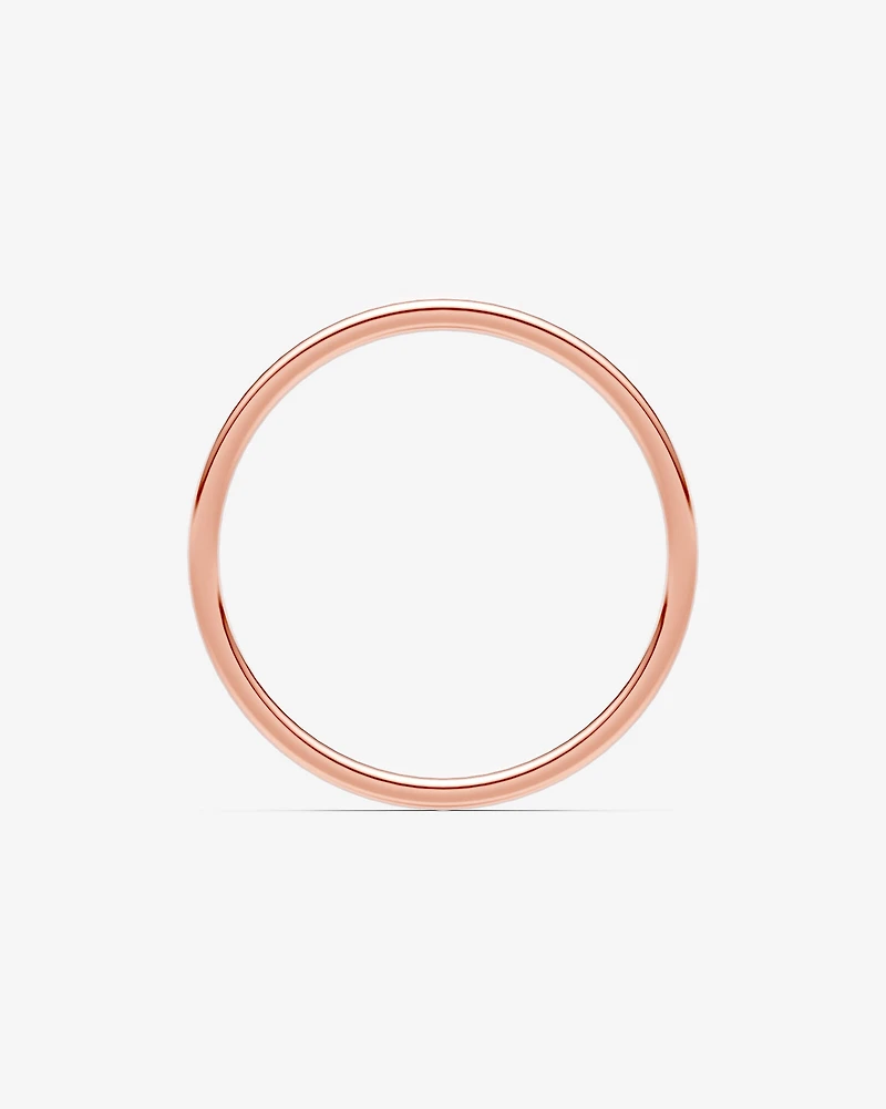 2mm Lite Half Round Wedding Band in 10kt Yellow Gold