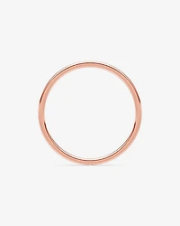 2mm Lite Half Round Wedding Band in 10kt Yellow Gold