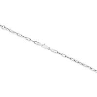 45cm (18”) 3.5mm Hollow Paperclip Chain in 10kt Yellow Gold