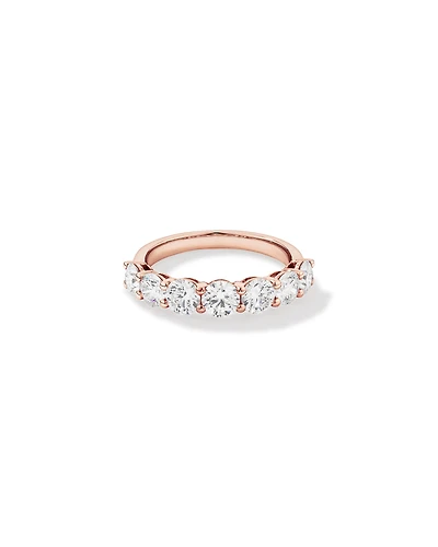 2.00 Carat TW Round Brilliant Laboratory-Grown Diamond Wedding Ring in 14kt White Gold