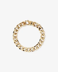 23cm (9.5") 12.5mm-13mm Width Curb Bracelet in 10kt Yellow Gold