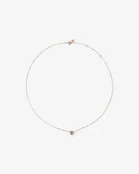 Trio Pendant with .09 Carat TW Diamonds in Sterling Silver and 10kt Yellow gold