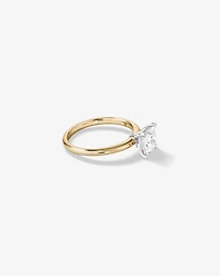 1.25 Carat TW Princess Cut Laboratory-Grown Diamond Solitaire Engagement Ring In 14kt White Gold