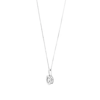 Pendentif Everlight en or blanc 14 K avec diamants totalisant 1,50 ct